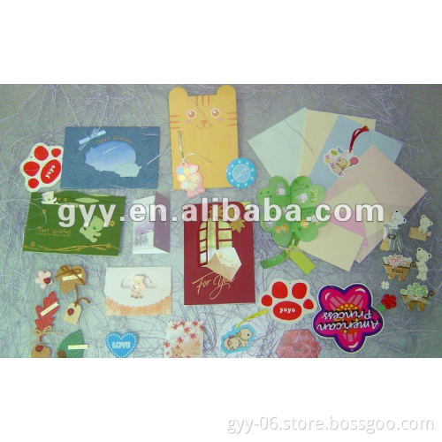 2012 Various fashional Greeting cards with customize design